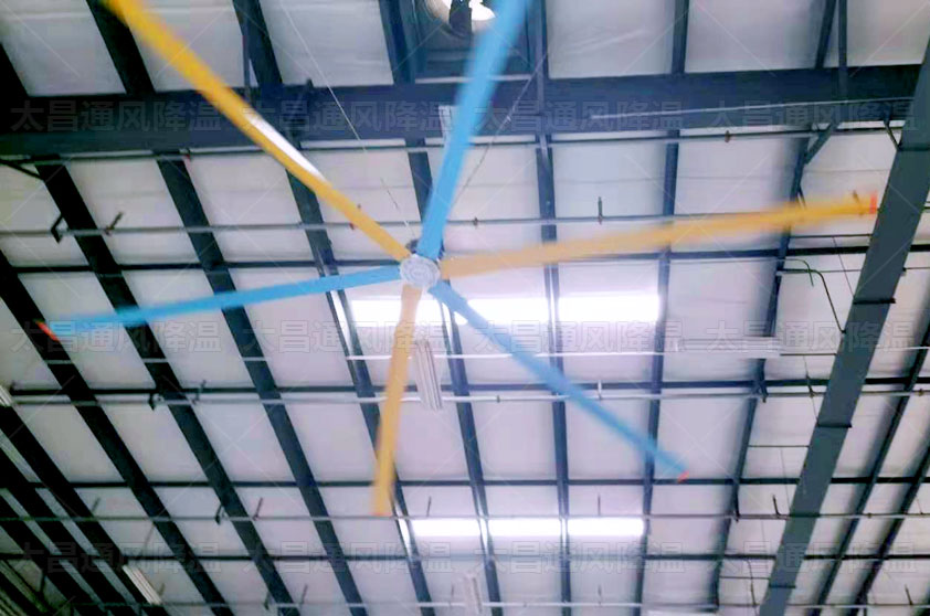 剛結(jié)構(gòu)廠房工業(yè)大風扇如何安裝呢？